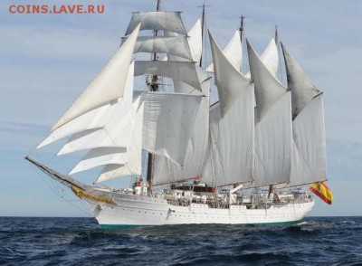 Монеты с Корабликами - juan-sebastian-elcano-ship