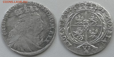 30 грошей 1763 Данциг - szóstak 1756 E, Królewiec_rzadky-2