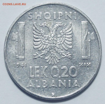 Албания 0,20 Лек 1941 до 03.03.2019 в 22:00 - Албания_02Лек_1941_1.JPG