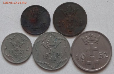 Вольный Город Данцинг 6 монет на оценку - DSC03587.JPG