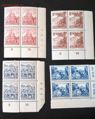 ГДР 1961 4м ** в квартах - 128