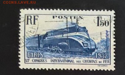 Франция 1937 паровоз 1м - 129