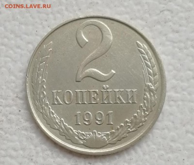 2 копейки 1991 года Л в белом металле - IMG_20190225_142906