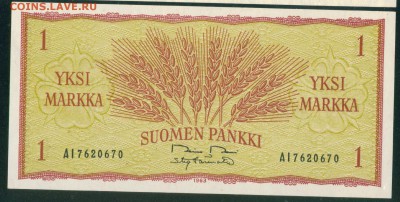 ФИНЛЯНДИЯ 1 марка 1963г ПРЕСС до 27.02.19г 22.30 МСК - 8_новый размер