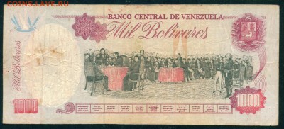 ВЕНЕСУЭЛА 1000 боливар 1995г до 27.02.19г 22.30 МСК - 25-_новый размер