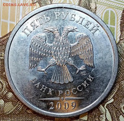 5 рублей 2009 СПМД какой штемпель? - 102559185