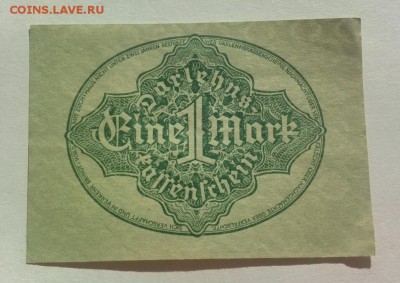 ГЕРМАНИЯ 1 марка 1922г до 27.02.19г 22.30 МСК - 2-