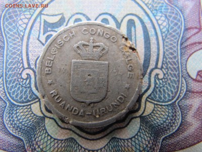 Бельгийское Конго Руанда-Урунди 50 сантимов 1954. - IMG_2681.JPG