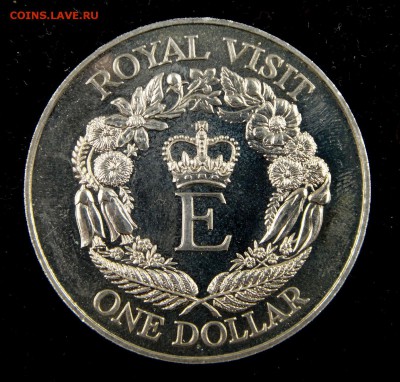 Крона Шайба Новая Зеландия 1$ доллар 1986 Королевский визит - s-l1600 %25285%2529