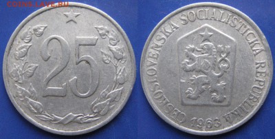 Чехословакия 25 геллеров 1963 до 04-03-19 в 22:00 - Чехословакия 25 геллеров 1963    6272