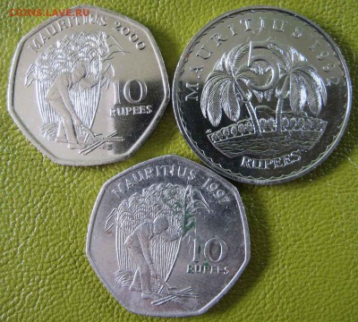 МАВРИКИЙ 5 и 10 рупий 1997,2000, 1992 г. До 27.02 В 22-00МСК - мавр2