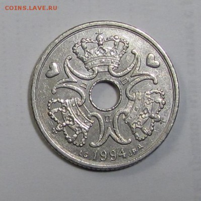5 крон Дания 1994 г. до 04-03-19 - 5-94