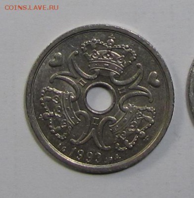 2 кроны Дания 1993г. до 04-03-19 - 93