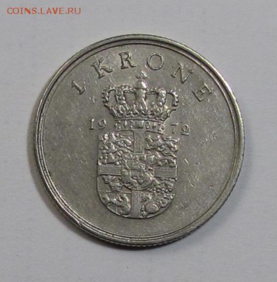 1 крона Дания 1972г. до 04-03-19 - 72