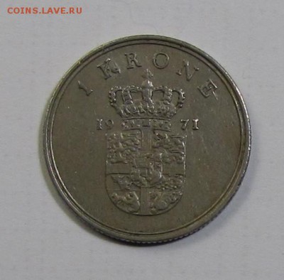 1 крона Дания 1971г. до 04-03-19 - 71