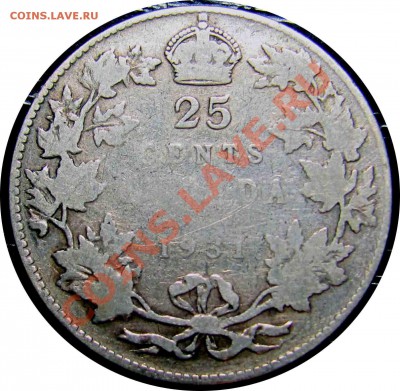 A50 25¢ Канада 1931 G-VG до 16.06 в 22°° - A50 25c 1931 G_VG_2