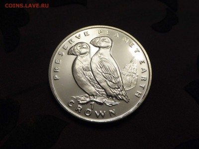 Гибралтар 1крона 1996г.медно никель - image (36)