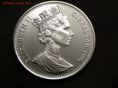 Гибралтар 1крона 1996г.медно никель - image (35)