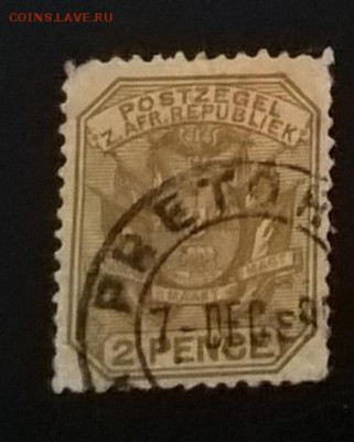 Колонии Южная Африка 1893 1м 2п - 155