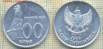Индонезия 100 рупий 1999 г.,до 05.03.2019 г. 22.00 по Москве - Индонезия 100 рупий 1999  5388