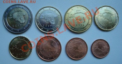 Эстония. Евро.( 8 монет ) ДО 17.06.2011  22-00 - Изображение 2593