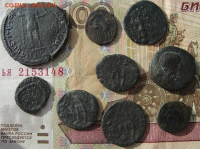 одиннадцать римских пока ещё монет и горстка "трупов" - 2