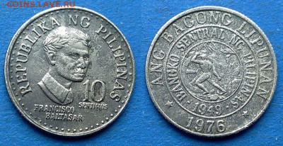 Филиппины - 10 сентимо 1976 года до 4.03 - Филиппины 10 сентимо 1976
