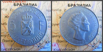 Люксембург 5 франков, 1962 - 5