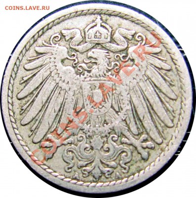A51 Германия 5 пфеннигов 1907А до 17.06 в 22°° - A51 5 1907A_2