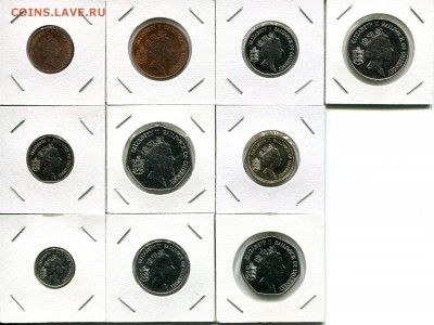 Гернси подборка 1п-1Ф 1985-1997 до 03.03.19 22-00 мск - Guernsey 1985+a