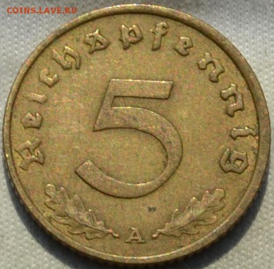 Германия рейх 5 пфенниг 1937. 02. 03. 2019. в 22 - 00. - DSC_0850