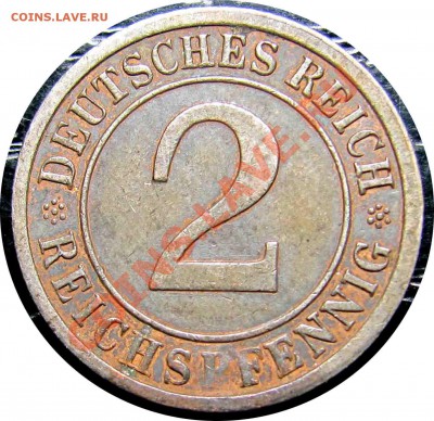 A55 Германия 2 пфеннига 1925E до 17.06 в 22°° - A55 2 1925E_1