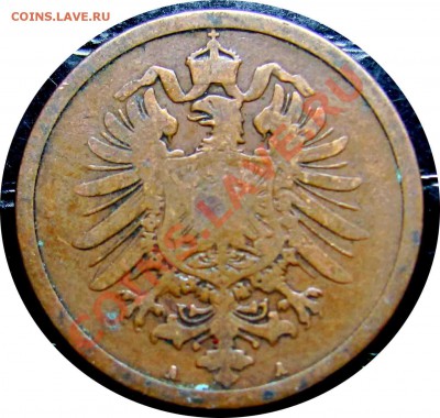 A56 Германия 2 пфеннига 1874A до 17.06 в 22°° - A56 2 1874A_2
