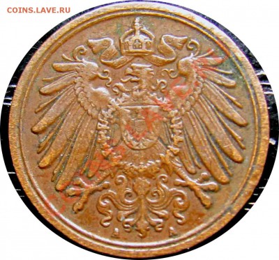 A57 Германия 1 пфенниг 1911A до 17.06 в 22°° - A57 1 1911_2