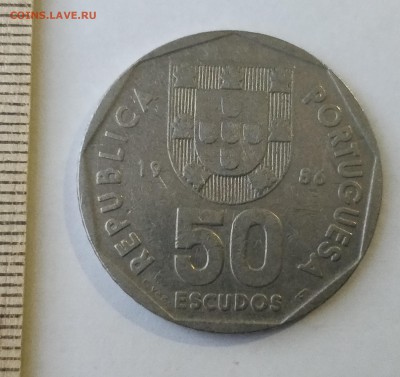 ПОРТУГАЛИЯ 50 эскудо 1986 (корабль) до 5.03.19 - IMG_20190217_164551