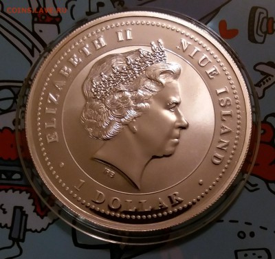 Ниуэ - 1дол. 2008 Год Крысы Proof с 1500р. до 06.03.19 22.00 - 20190228_202441