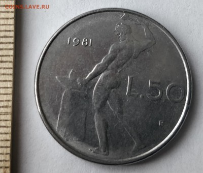 РАСКОЛ Италия 50 лир 1981 до 5.03.19 - IMG_20190227_150630