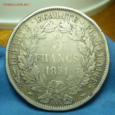 5 Франков 1851 года С 200 рублей До 02.03.19 в 22.00 МСК - P1500011.JPG