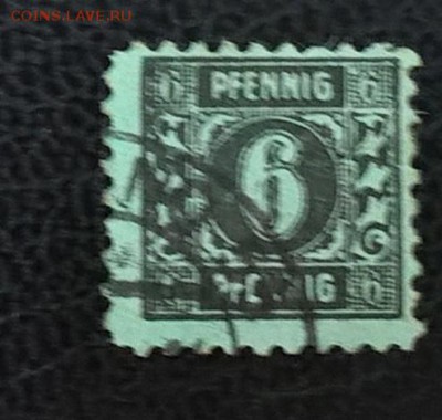 Германия 1945 сов зона Шверин 1м 6пф - 185