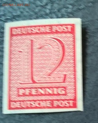 Германия 1945 сов зона Лейпциг 1м 12пф** - 186