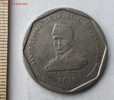 ДОМИНИКАНА 25 песо 2010 (Грегорио Луперон) до 5.03.19 - IMG_20190227_160246