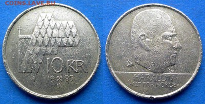 Норвегия - 10 крон 1995 года до 7.03 - Норвегия 10 крон 1995