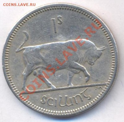 Ирландия 1 шиллинг 1963 г. До 13.06.11 г. 20-00 МСК. - Ирландия.1