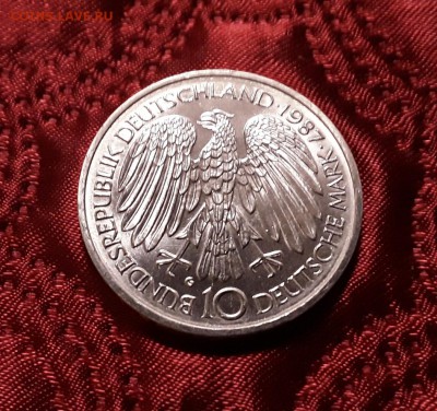 ФРГ. 10 марок 1987 г. Договор. До 05.03.19. - 20190228_212045