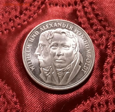 ФРГ. 5 марок 1967 г. Гумбольдт. До 05.03.19. - 20190228_212755