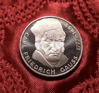 ФРГ. 5 марок 1977 г. Гаусс. До 05.03.19. - 20190228_212831