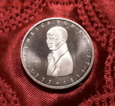 ФРГ. 5 марок 1977 г. Клейст. До 05.03.19. - 20190228_212908