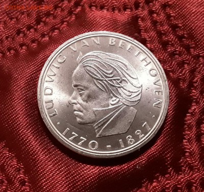 ФРГ. 5 марок 1970 г. Бетховен. До 05.03.19. - 20190228_213009