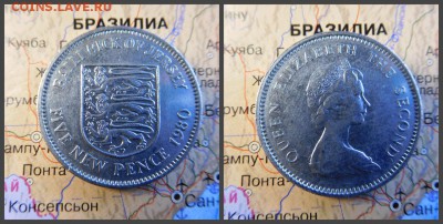 Джерси 5 новых пенсов, 1980 - 5