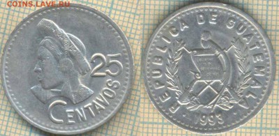 Гватемала 25 сентаво 1993 г.,до 06.03.2019 г. 22.00 по Моск - Гватемала 25 сентаво 1993  5435